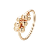 Gold Silver Flower Stackable Finger Ring