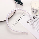 New Vintage Women Pearls Hairband