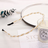 New Vintage Women Pearls Hairband