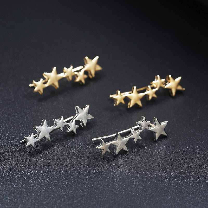 Star Ear Climber Tiny Star Stud