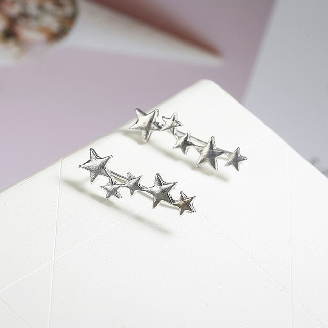 Star Ear Climber Tiny Star Stud