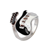 Unisex Guitar Personality Punk Ring