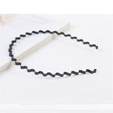 Women Girls Pearl Crystal Wave Hair Bands