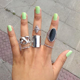 5pcs High Quality Bohemia Style Rings Set